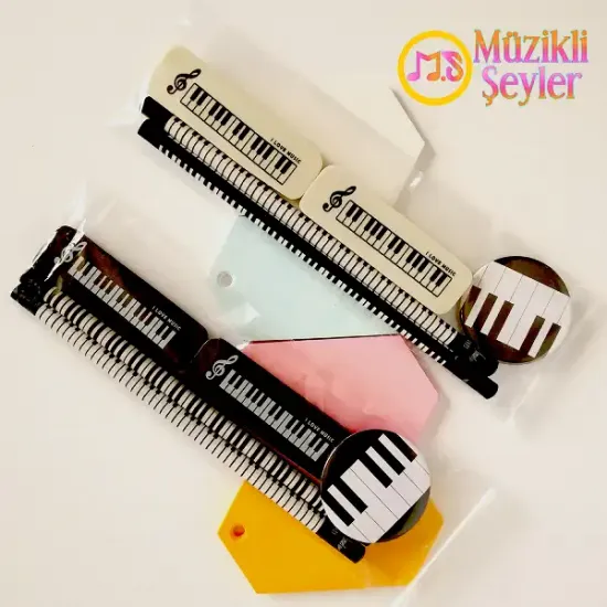 Piyano Kalem-Piyano Silgi Süper Seti