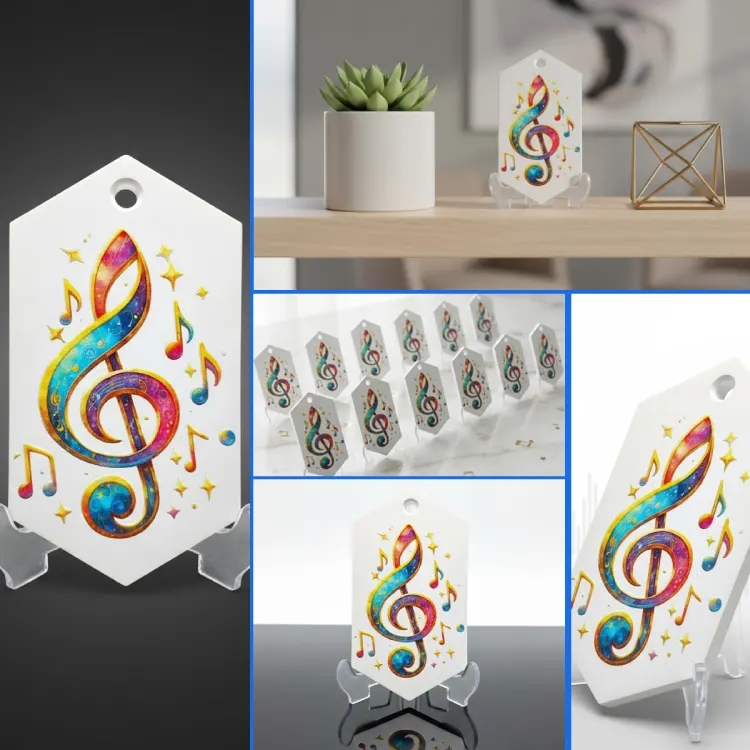 Sol Anahtarı Figürlü Dekoratif Masa Üstü Obje