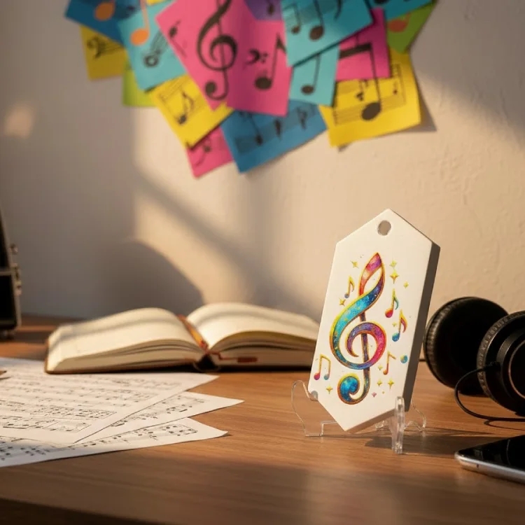 Sol Anahtarı Figürlü Dekoratif Masa Üstü Obje