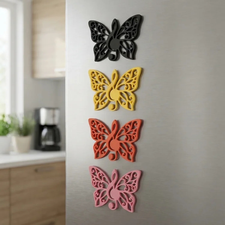 Sol Anahtarı Kelebek Magnet