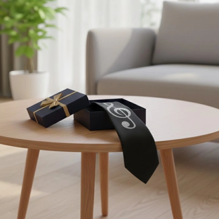 Siyah Sol Anahtarı Kravat