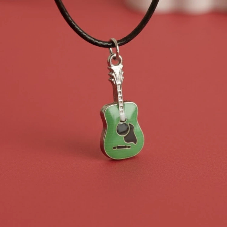 Renkli Mineli Gitar Kolye